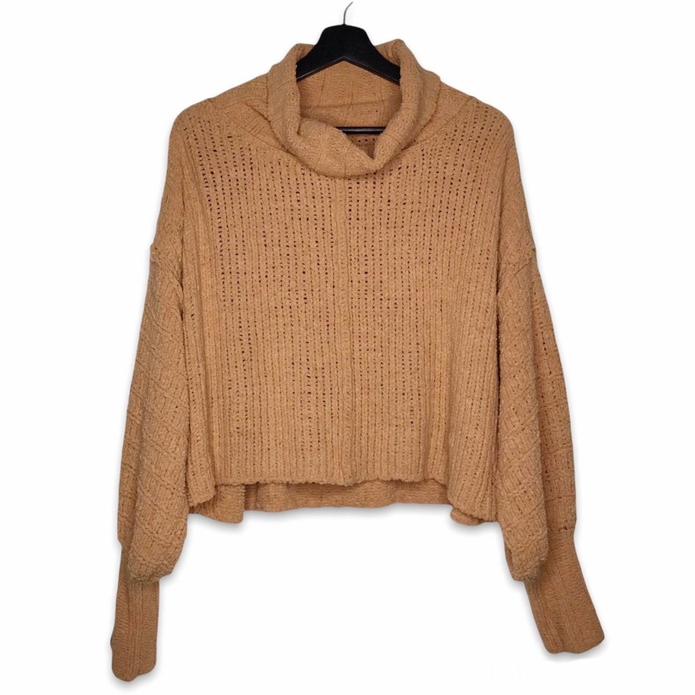 Free People Be Yours Pullover Sweater XS S M L Chenille Chunky Knit Oversize NWT - Picture 5 of 6